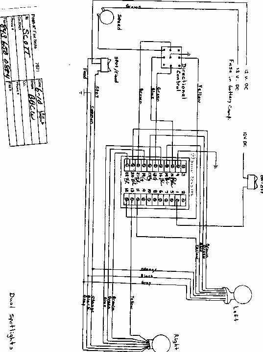 Wiring Diagram For Jabsco Searchlight - Wiring Diagram